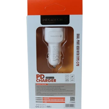 Megatech T-05 | Çakmaklık Şarj Aleti 2 Usb Girişli Kablosuz ürün görseli 1