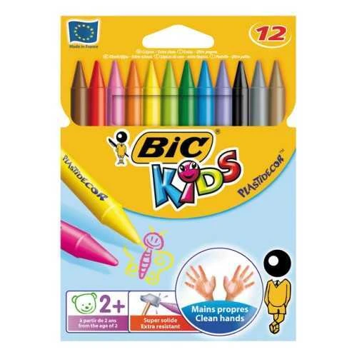 Bic Pastel Boya Plastidecor Karton Kutu 12 Li 920299 - Resim 3