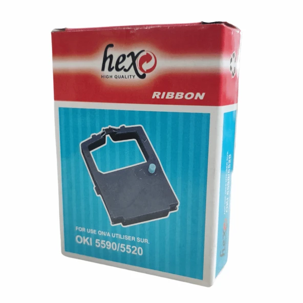 Hex Oki Ml-5520, Ml-5521, Ml-5590, Ml-5591 Siyah Muadil Şerit Kartuşu ürün görseli 1