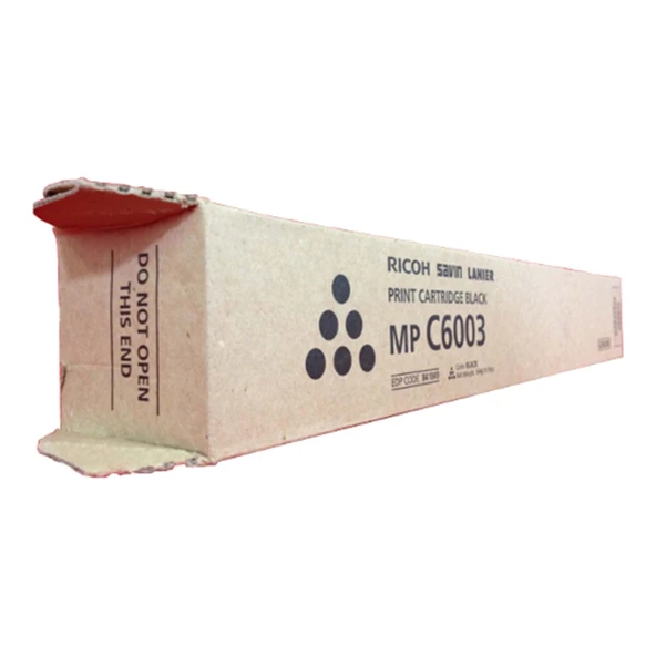 Mp C6003 Black Siyah Orjinal Fotokopi Toneri Mp C4503-4504-5503-5504-6004 33.000 Sayfa Kapasiteli ürün görseli 1
