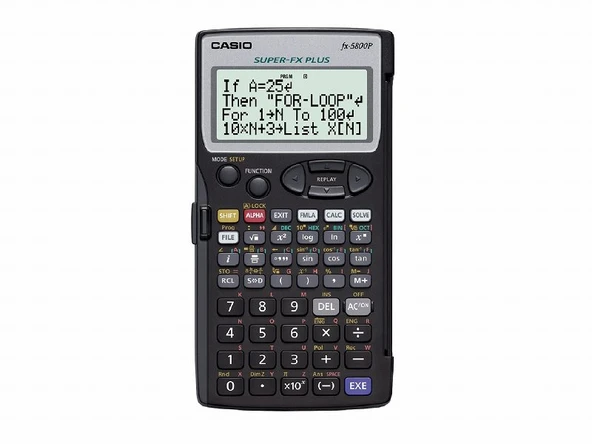Programlanabilir Bilimsel Fonksiyonlu Hesap Makinesi FX-5800P ürün görseli 1