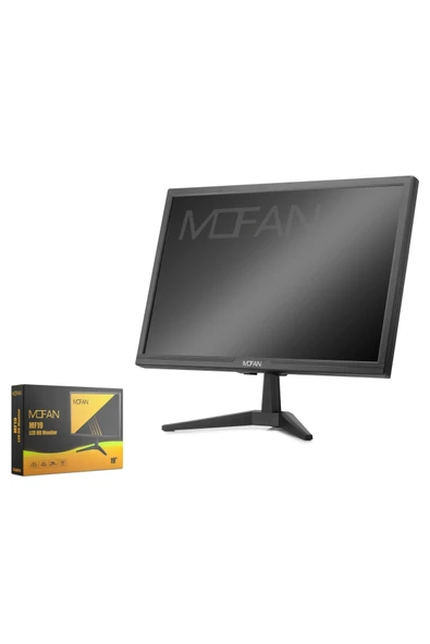 Mofan Mf19 Led Hd Monitör 19 Inc Hoparlör Hdmi + Vga 75Hz 1440X900 İps Panel Siyah ürün görseli 1