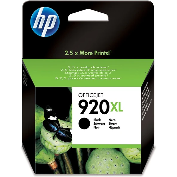 920Xl Black Siyah Yüksek Kapasiteli Kartuş Cd975Ae ürün görseli 1
