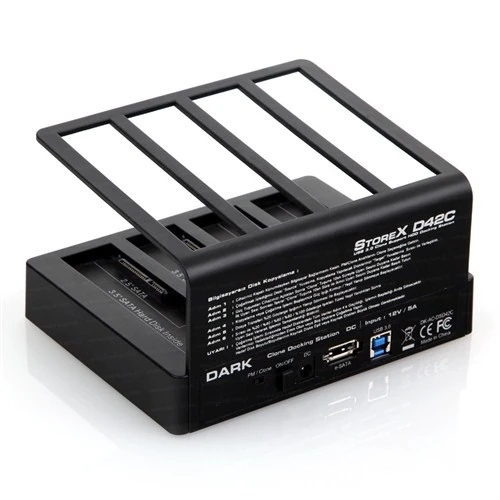 D42C Usb3.0 Offline Clone 4 Lü Disk İstasyonu Docking Station - Resim 4