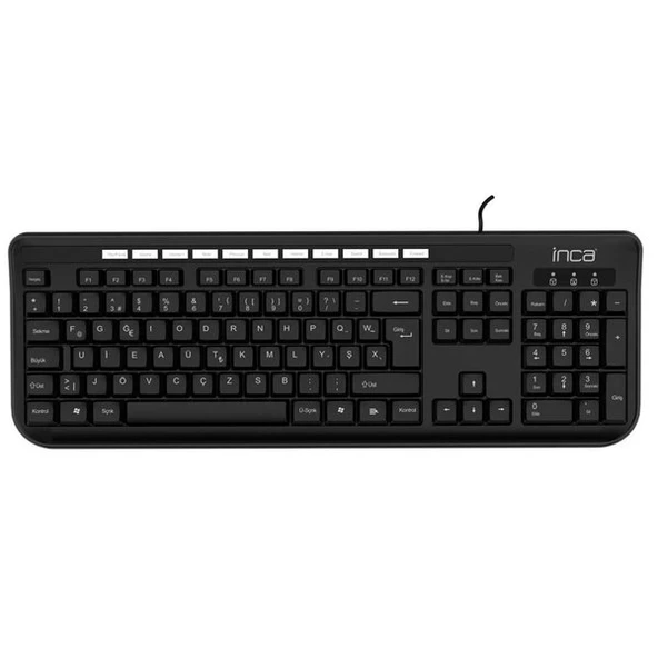 F-Usb Multimedya Black Laser Print Kablolu Klavye İk-274Fu ürün görseli 1