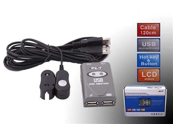 Kmc21 2Port Usb Switch ürün görseli 1