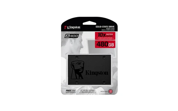 480Gb Ssdnow A400 2.5" Sata3 Ssd 500-450 (Sa400S37-480) Ssd Harddisk ürün görseli 1