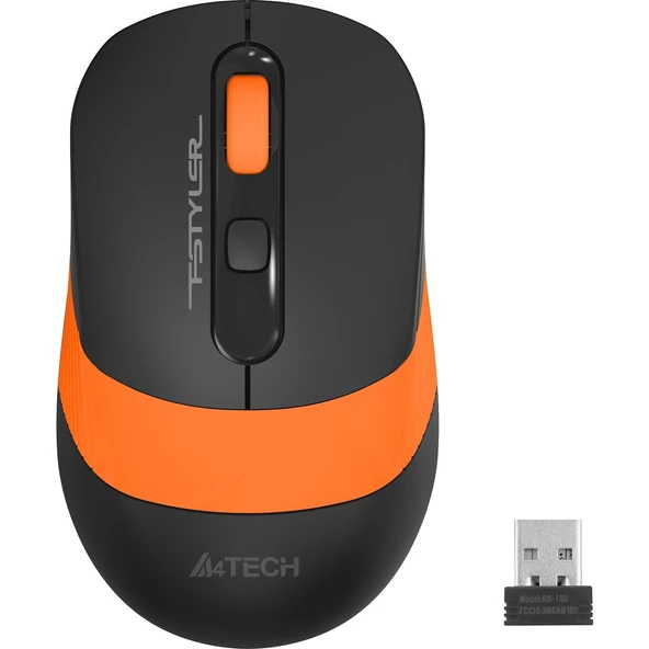Nano Optik 2000 Dpi Kablosuz Mouse Turuncu FG10 ürün görseli 1