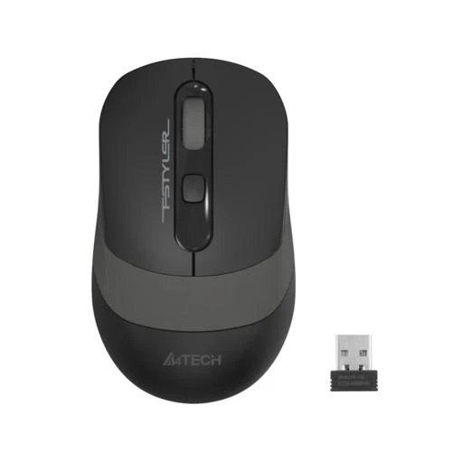 Nano Silent Optik 2000 Dpi Kablosuz Mouse (Sessiz) Siyah-Gri FG10S ürün görseli 1
