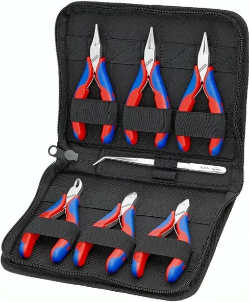 KNIPEX 002016 6 Parça Elektronikçi Pense Seti ürün görseli 1