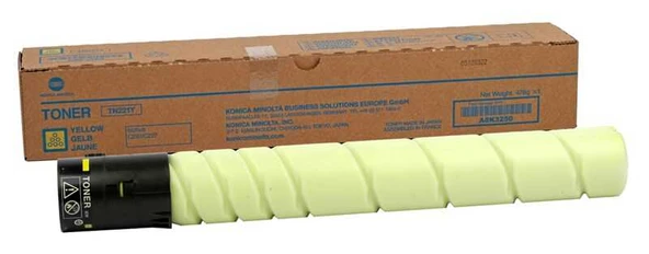 Konica Yellow Sarı Mavi Orjinal Fotokopi Toneri Bizhup C227-287-367 21.000 Sayfa Kapasiteli Tn-221Y ürün görseli 1