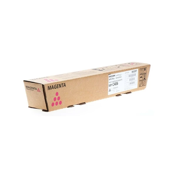 Mp C306 Magenta Kırmızı Orjinal Fotokopi Toneri Mp C307-406 ürün görseli 1