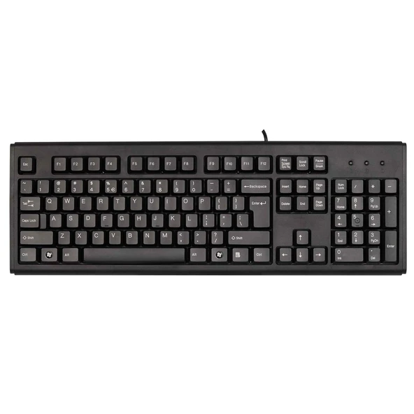 Q TR Usb Kablolu Klavye Siyah KM-720 ürün görseli 1