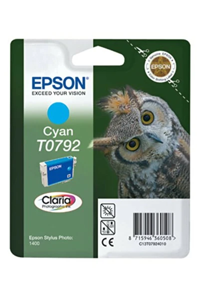 1400-P50 Cyan Mavi Mürekkep Kartuş T07924020 ürün görseli 1