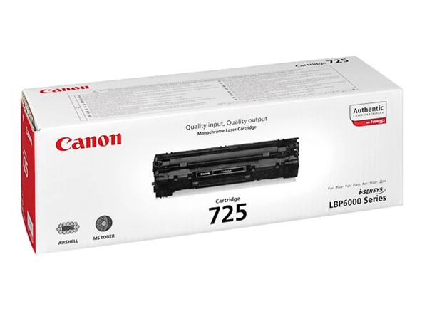 Crg-725 1.600 Sayfa Kapasiteli Toner Lbp6030 Mf3010 ürün görseli 1