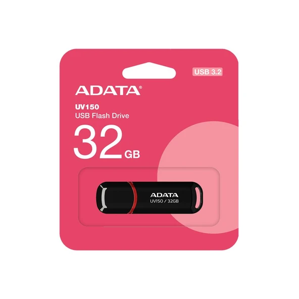 Adata Uv150-32Gb Usb 3.2 Gen1 Black Flash Bellek ürün görseli 1