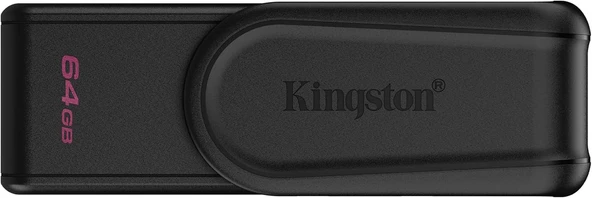 Kingston Dtxs-64Gb 64Gb Portable Usb 3.2 Gen1 Datatraveler Exodias (Black-Black) Flash Bellek ürün görseli 1