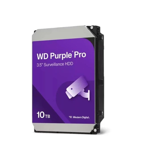 Wd 10Tb Purple Pro 512Mb 7200Rpm Wd102Purp Harddisk ürün görseli 1