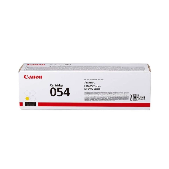 Yellow Sarı 1.200 Sayfa Kapasiteli Toner Mf645 Crg-054 Y ürün görseli 1
