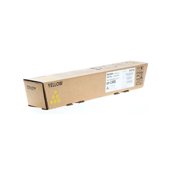 Mp C306 Yellow Sarı Orjinal Fotokopi Toneri Mp C307-406 ürün görseli 1