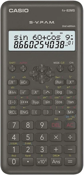 2. Versiyon Bilimsel Fonksiyonlu Hesap Makinesi FX-82MS ürün görseli 1