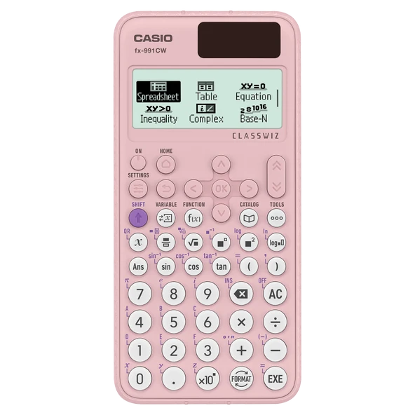 Fx-991Cw-W-Dt Classwiz Pembe Bilimsel Fonksiyonlu Hesap Makinesi ürün görseli 1