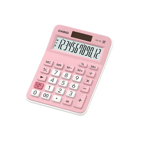Pembe 12 Hane Masa Üstü Hesap Makinesi Mx-12B-Pk ürün görseli 1