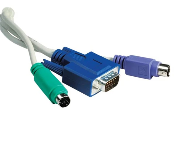Kvm Switch Kablosu (Monitör-Klavye-Mouse) ürün görseli 1