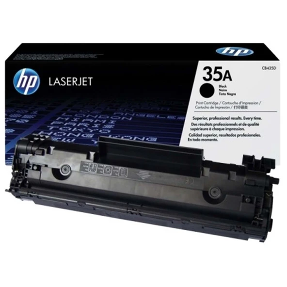 35A Black Siyah 1.500 Sayfa Kapasiteli Toner Cb435A ürün görseli 1