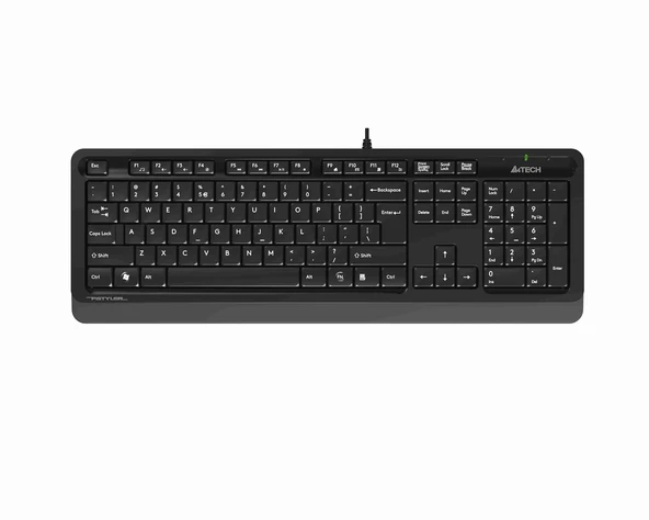 Q TR Usb Fsytyler Multimedya Kablolu Klavye Gri FK10 ürün görseli 1