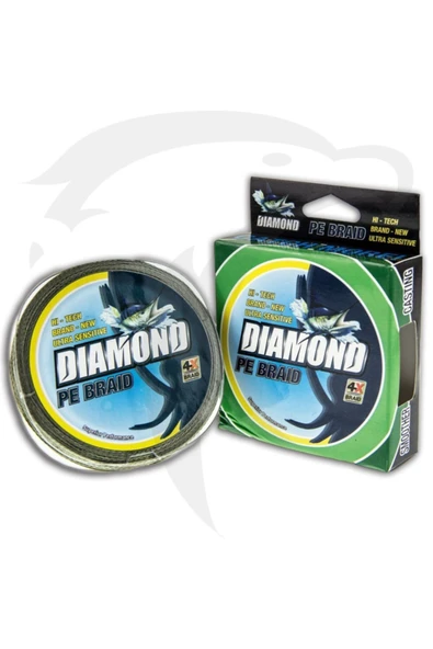 Diamon Pe Braid 4x Örgü Ip Misina 100mt Yeşil - Resim 2
