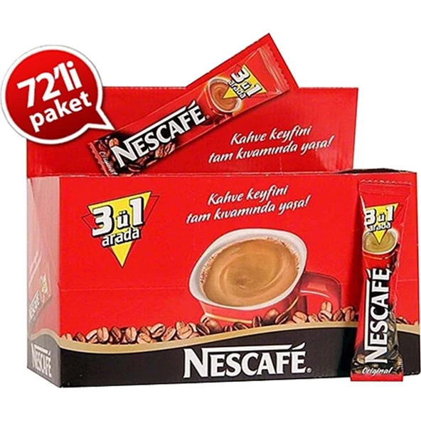 Nescafe 3ü1 Arada Kahve Phnx 72 Adet 17,5Gr 12360821 ürün görseli 1