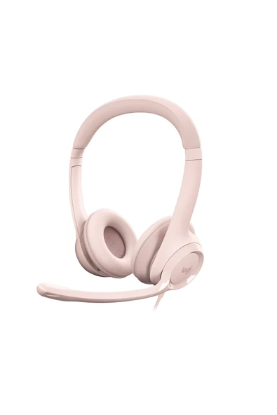 981-001281 H390 Pudra Pembe Usb Mikrofonlu Kulaklık ürün görseli 1