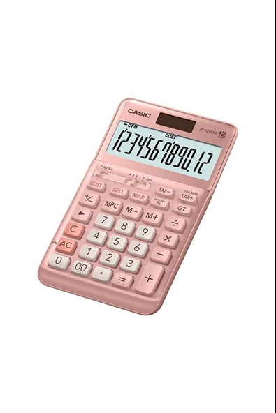 Masa Üstü Hesap Makinesi 12 Hane Pembe Jf-120Fm-Pk ürün görseli 1