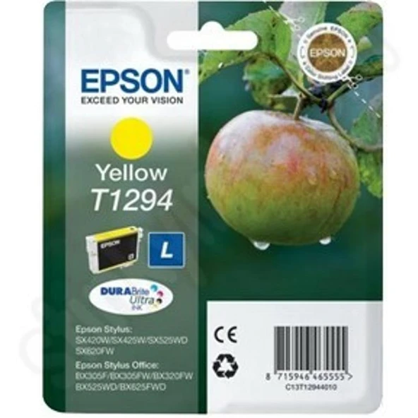 Bx305-320 Sx425 Yellow Sarı Mürekkep Kartuş T12944022 ürün görseli 1