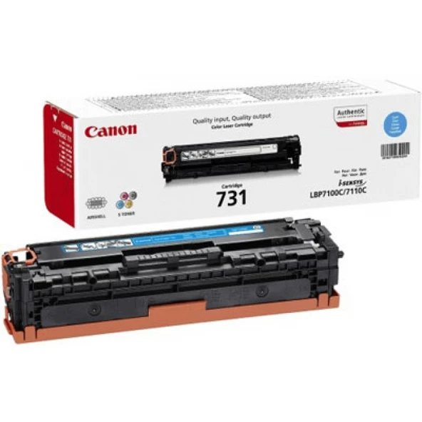 CRG-731C Cyan Mavi 1.500 Sayfa Toner Lbp7110 Mf628-8230-8280 ürün görseli 1