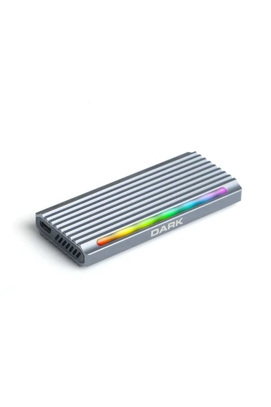 Dk-Ac-Dsem5 Usb 3.2 Gen2 Type C - M.2 Nvme & Ngff Sata Ssd Rgb Ledli Harddisk Kutusu ürün görseli 1