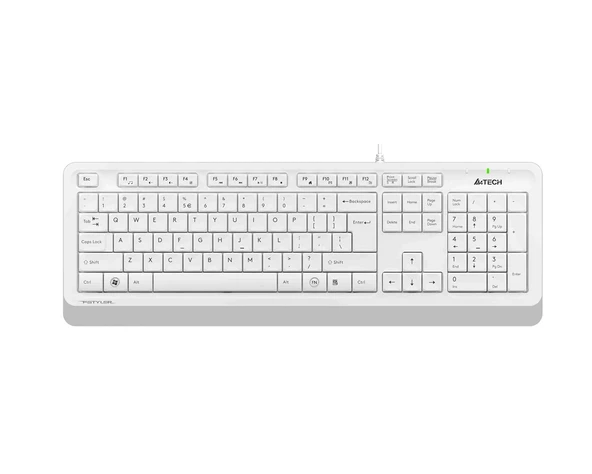 Q TR Usb Fsytyler Multimedya Kablolu Klavye Beyaz FK10 ürün görseli 1