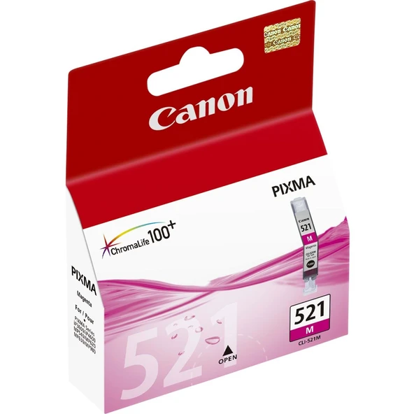 Cli-521M Magenta Kırmızı Mürekkep Kartuş Mp260-540-550-560-620-630 Mx860-870 ürün görseli 1