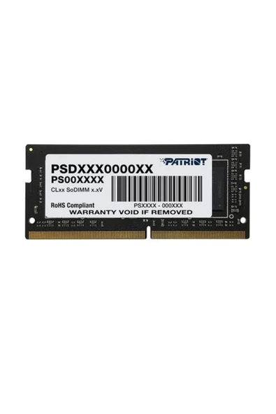 Patriot Signature Line Psd432G32002S 32Gb(1X32Gb) Ddr4 3200Mhz Cl22 Sodimm Notebook Ram ürün görseli 1