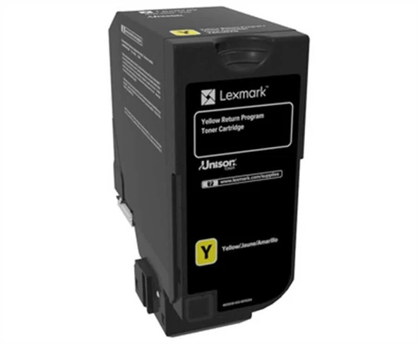 74C50Y0 3.000 Sayfa Yellow Sarı Toner Cs720-725 Cx725 ürün görseli 1