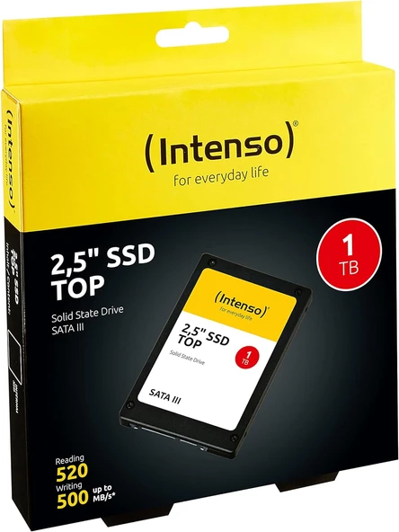 1Tb 3812460 Top 550Mb--500Mb-S 2.5" Sata 3 Ssd Harddisk ürün görseli 1