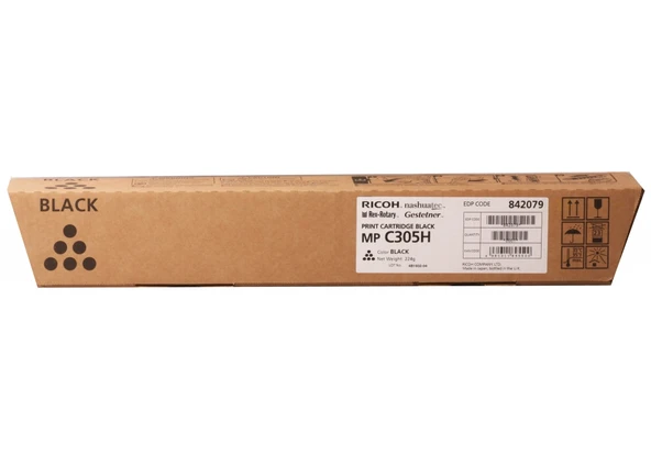 Mp C305 Black Siyah Orjinal Fotokopi Toneri Mp C305Sp-305Spf 12.000 Sayfa ürün görseli 1