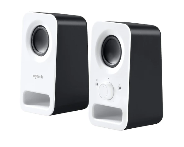Z150 3W Beyaz 1+1 Rms Multimedya Stereo Hoparlör 980-000815 ürün görseli 1