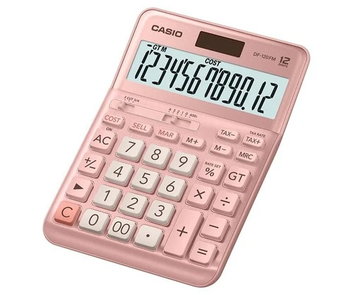 Masa Üstü Hesap Makinesi 12 Hane Pembe Df-120Fm-Pk ürün görseli 1