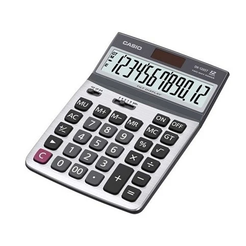 Dx-120St 12 Hane Oynar Başlıklı Masa Üstü Hesap Makinesi ürün görseli 1