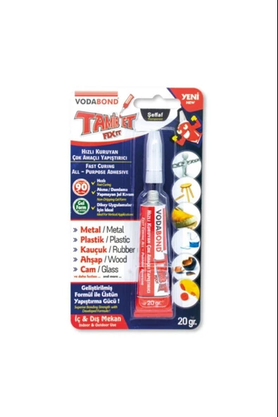 Tamir Et Jel 20 Gram (Metal-Plastik-Kauçuk-Ahşap-Cam) ürün görseli 1