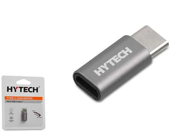 Gümüş Metal Gövde Microusb 5Pin F To Type C M Çevirici Hy-Xo30 ürün görseli 1