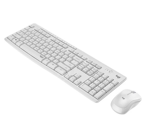 Mk295 Kablosuz Klavye Mouse Set Beyaz 920-010089 - Resim 2