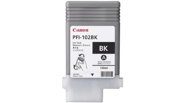 Pfi-102Bk Black Siyah Plotter Kartuş İpf500-700-710-750 ürün görseli 1